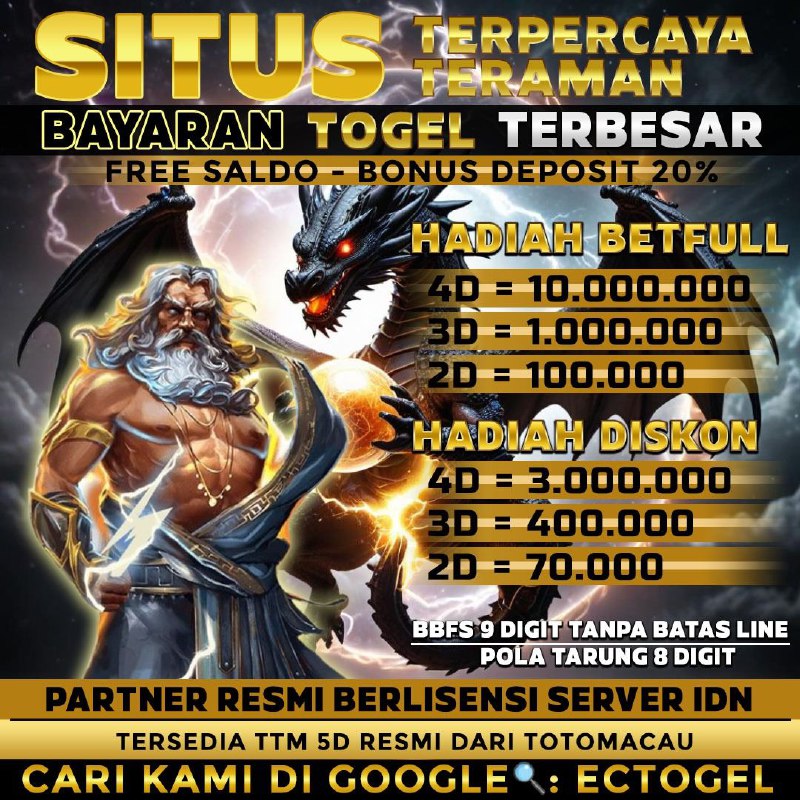 Ectogel Situs Togel Online Hadiah Terbesar dan Terpercaya